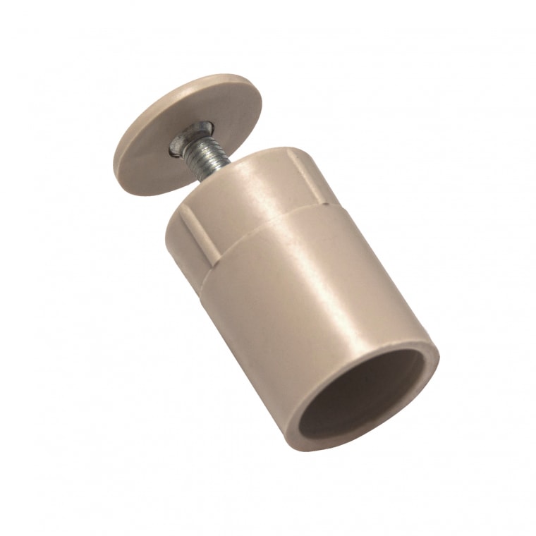 JAROLIFT Anschlagstopper für Rollladenendleiste | 30 mm Länge, beige