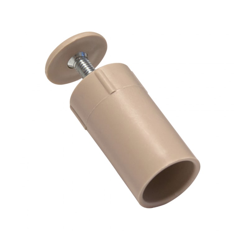 JAROLIFT Anschlagstopper für Rollladenendleiste | 40 mm Länge, beige