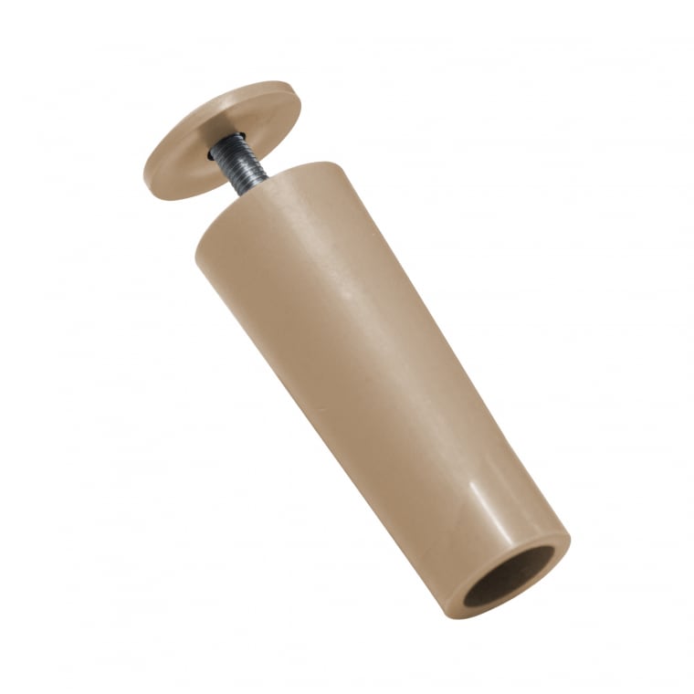 JAROLIFT Anschlagstopper für Rollladenendleiste | 60 mm Länge, beige