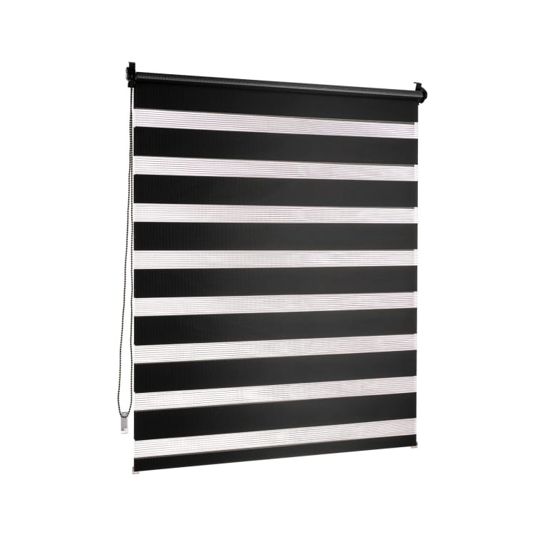 VICTORIA M Klemmfix Doppelrollo / Duo Rollo | 45 x 150 cm, schwarz