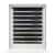 VICTORIA M Klemmfix Doppelrollo / Duo Rollo | 75 x 150 cm, schwarz