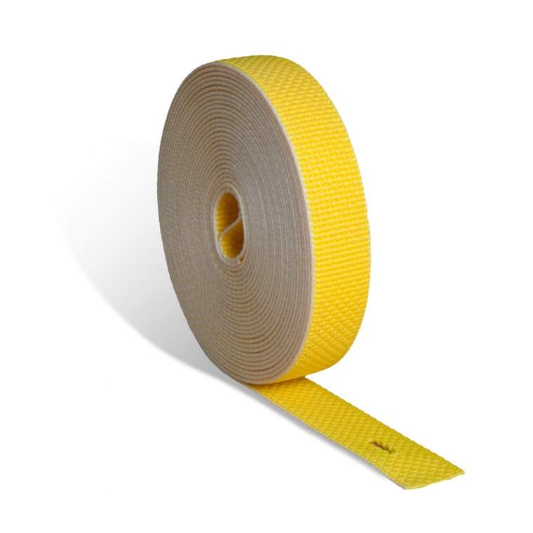 JAROLIFT Rollladengurt - Gurtband / 6,0 m Länge, 23 mm Gurtbreite | gelb