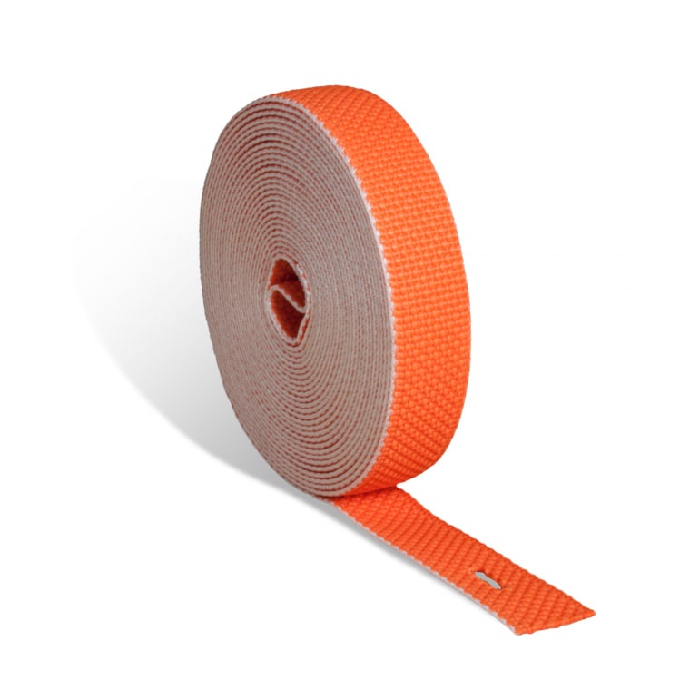 JAROLIFT Rollladengurt - Gurtband / 6,0 m Länge, 23 mm Gurtbreite | orange