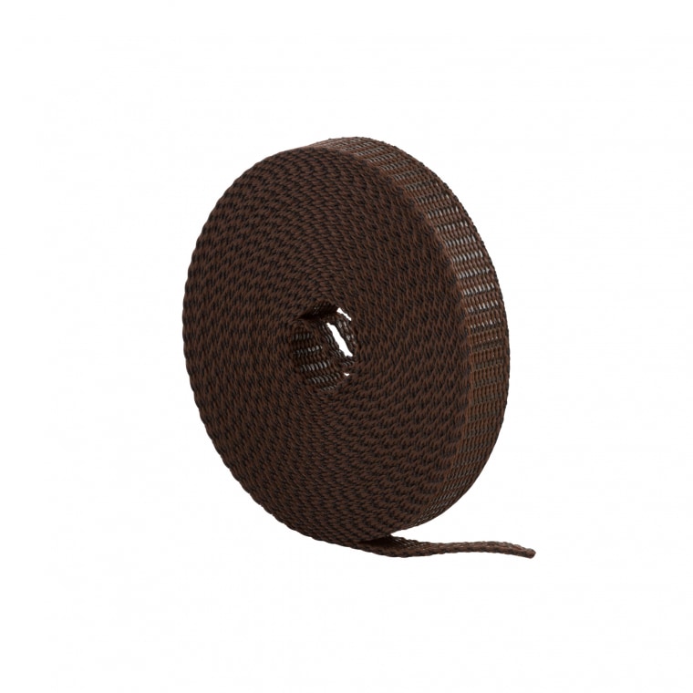 JAROLIFT Rollladengurt - Gurtband / 6,0 m Länge, 14 mm Gurtbreite | braun