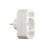 JAROLIFT Triplex-Steckdose | weiß / 2x Euro- & 1x Schukostecker / max. 3500 Watt