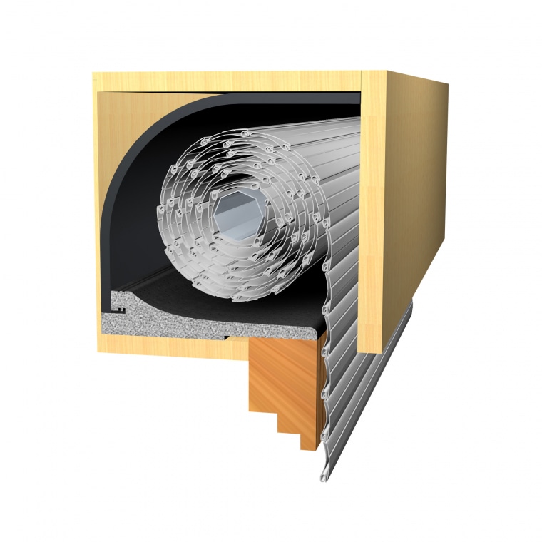 JAROLIFT Energiespar Rollladendämmung | 13 mm / 100 x 50 cm + Deckeldämmung 100 x 24 cm