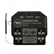 RADEMACHER DuoFern Universal-Aktor 9470 für Licht / elektr. Verbraucher | 9470-2 / 2-Kanal / Unterputz