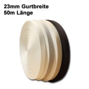 JAROLIFT Rollladengurt - Gurtband / 50,0 m Länge, 23 mm (Typ nach Wahl)