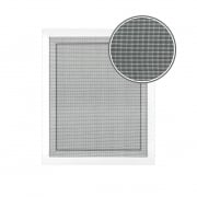 JAROLIFT Fliegengitter für Fenster | 100 x 100 cm, schwarz