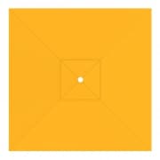 paramondo Sonnenschirm Bespannung für interpara Sonnenschirm | 3 x 3 m / quadratisch / gelb