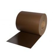 JAROLIFT PVC Sichtschutzstreifen Soft | 19 cm x 40 m, inkl. 25 Befestigungsclips, braun