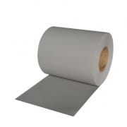 JAROLIFT PVC Sichtschutzstreifen Soft | 19 cm x 40 m, inkl. 25 Befestigungsclips, grau
