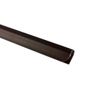 JAROLIFT Befestigungsclips für Sichtschutzstreifen PVC | braun, 25er Pack