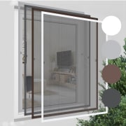 JAROLIFT Insektenschutz-Spannrahmen SlimLine für Fenster (Typ nach Wahl)