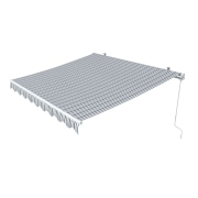 paramondo Gelenkarmmarkise Easy | 2,5 x 2 m / Stoff: Multi, grau-weiß