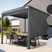 paramondo Außenrollo für Pergola mit Lamellendach (Typ nach Wahl)